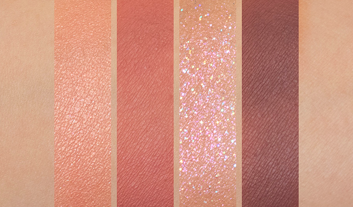 Peripera Ink Pocket Shadow 最新4号盘Dipping Rose手臂试色