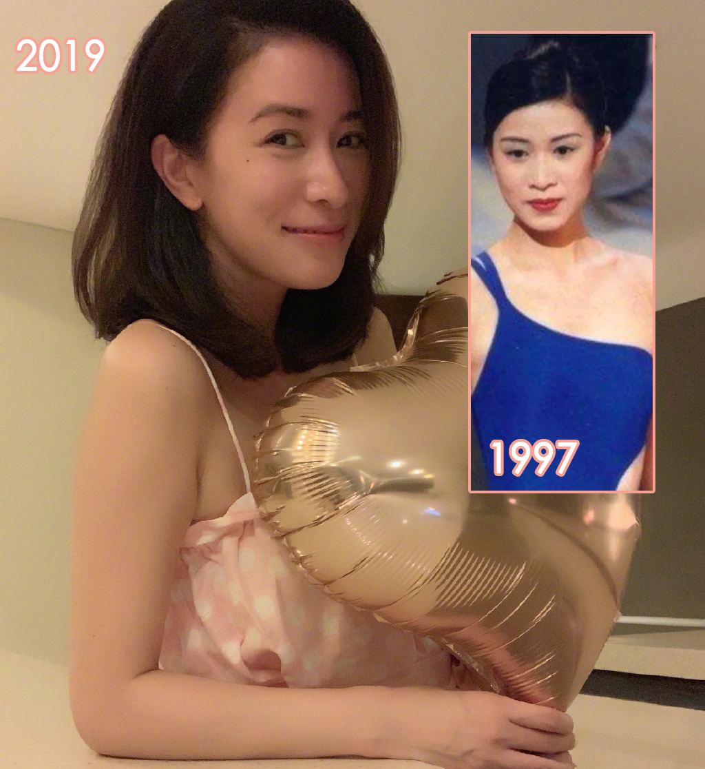 佘诗曼打滚演艺圈20多年依旧貌美如初