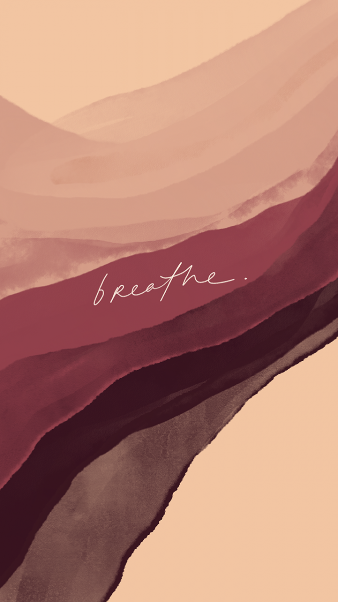 韩风色调桌布 Breathe