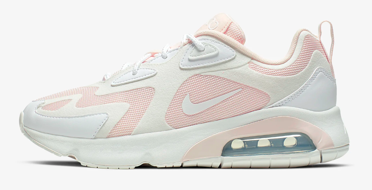 Nike Air Max 200推出甜美柔粉色
