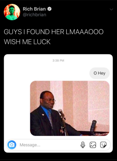 他还意味深长地让大家祝他好运