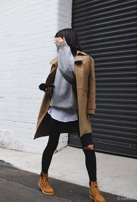 Timberland棕色靴子堪称靴子界里「经典中的经典」