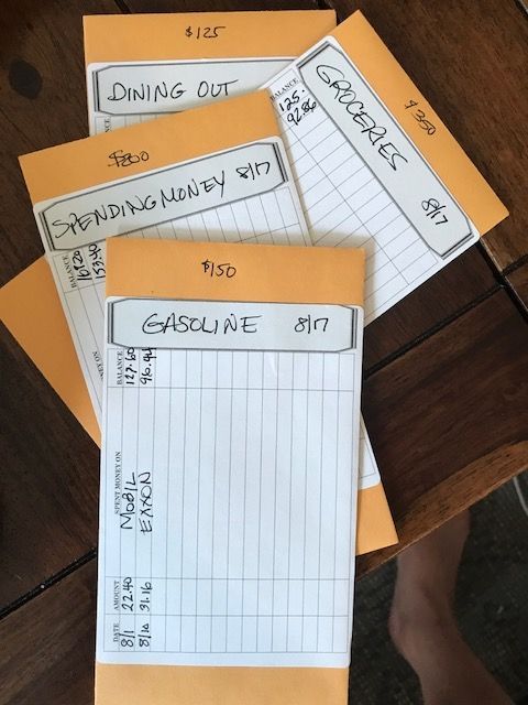 信封存钱法 好好分配每月支出确保不会Overspend