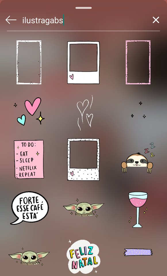 让Insta Stories更精彩的GIF搜索关键字：ilustragabs