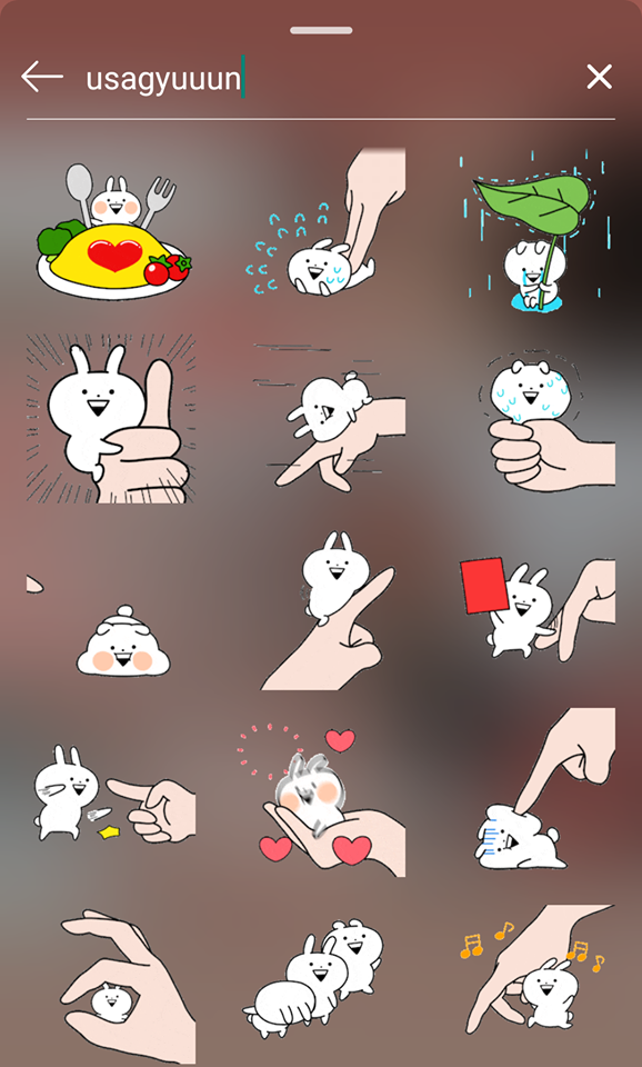 让Insta Stories更精彩的GIF搜索关键字：usagyuuun