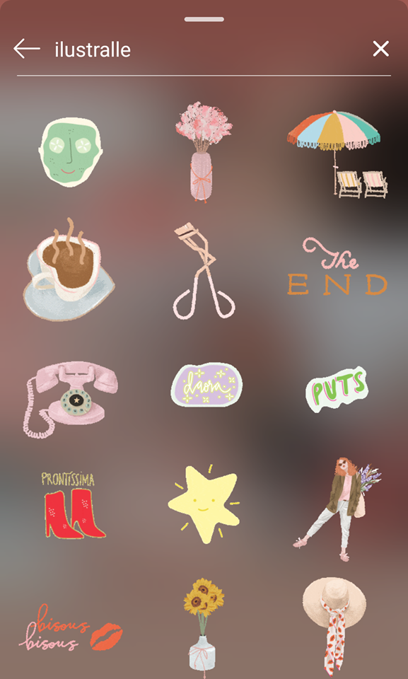 让Insta Stories更精彩的GIF搜索关键字：ilustralle