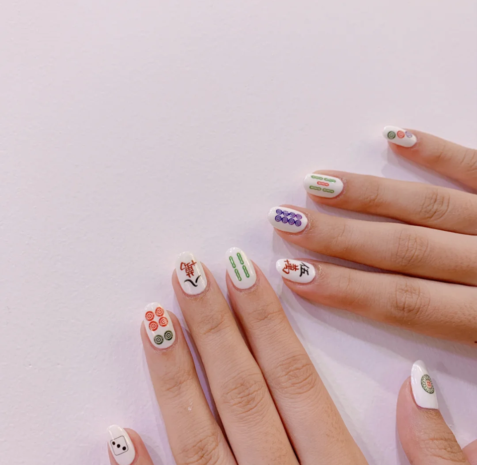 麻将美甲陪你在桌上大杀四方～