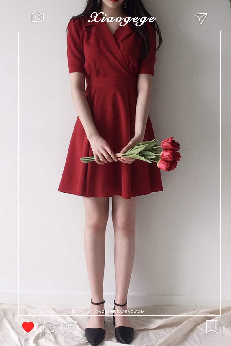 乖乖女孩感连衣裙