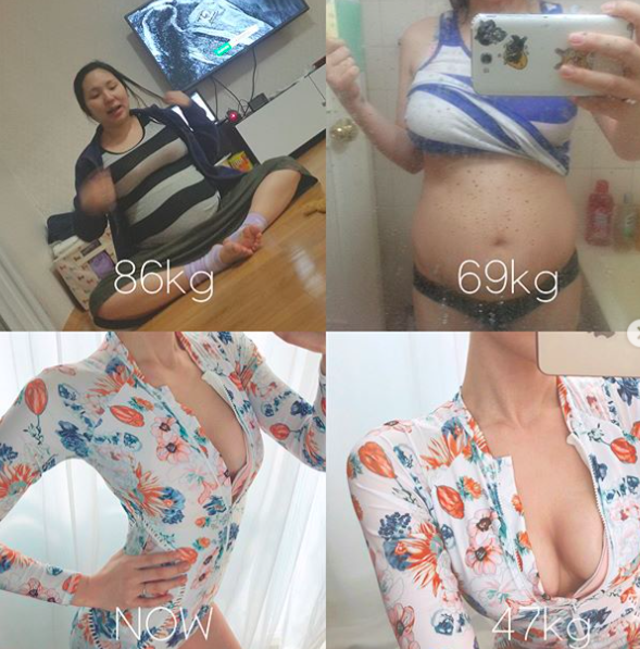 决定瘦身逆袭的她努力瘦最终成功减掉近乎半个自己，体重不反弹！