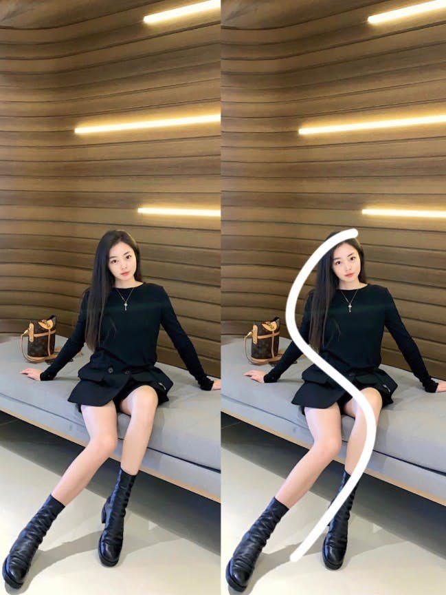 字母拍照Pose:S型
