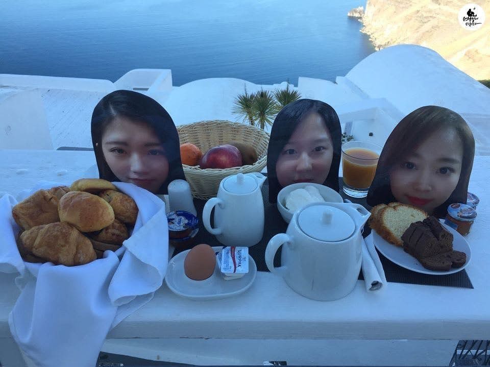 还给「闺蜜们」一起High Tea看海～