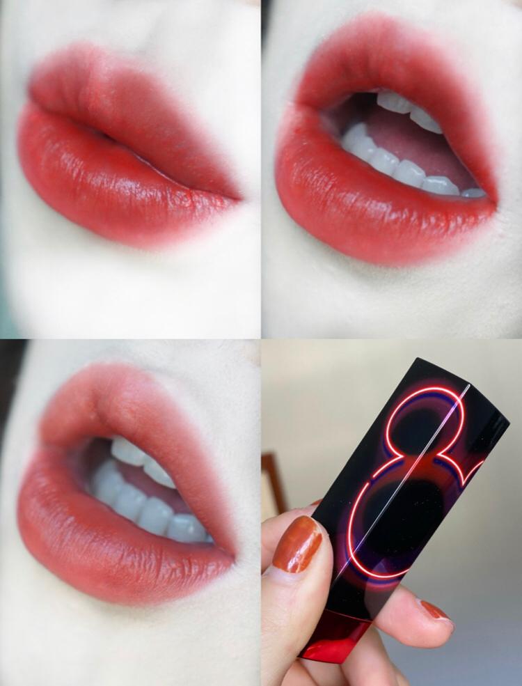 美宝莲 米奇口红试色