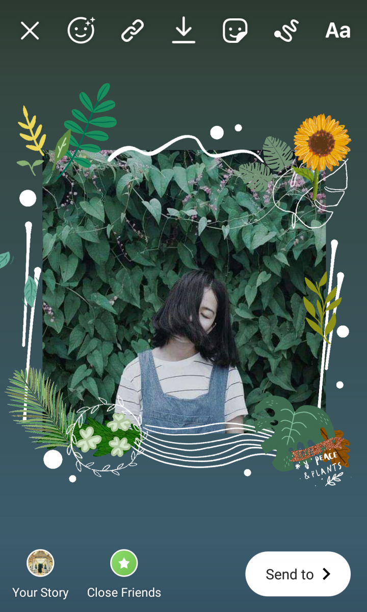 IG Stories创意玩法:GIF边框