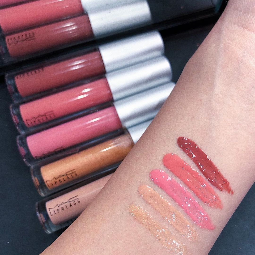 MAC 春季唇釉试色