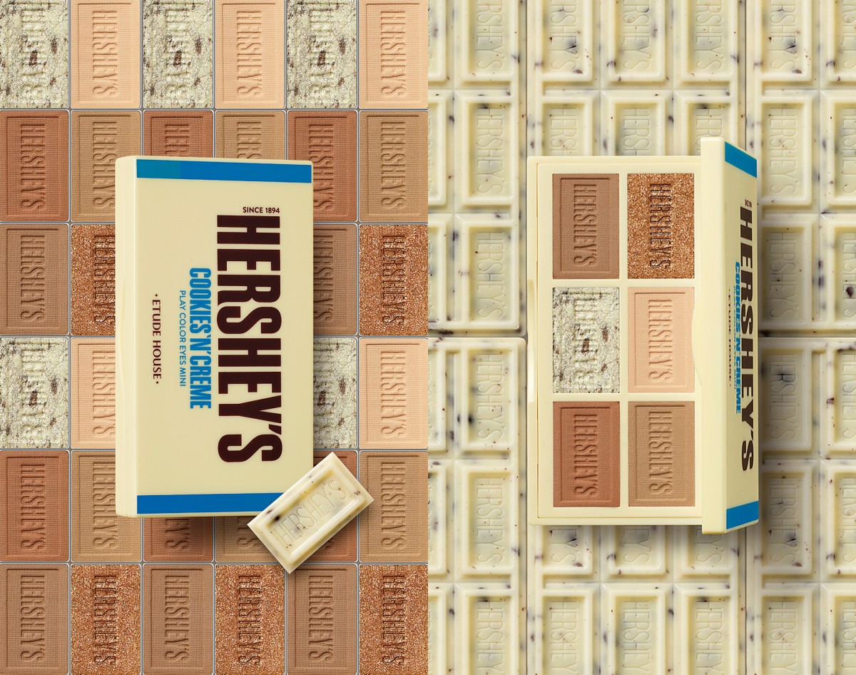 Etude Huse X HERSHEY’S Play Color Eyes Mini 6色眼影盘 #2 Hershey's Cookie 'n' Cream