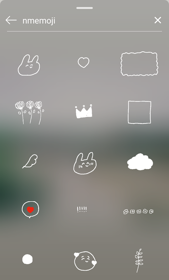 Insta Stories GIF关键字nmemoji
