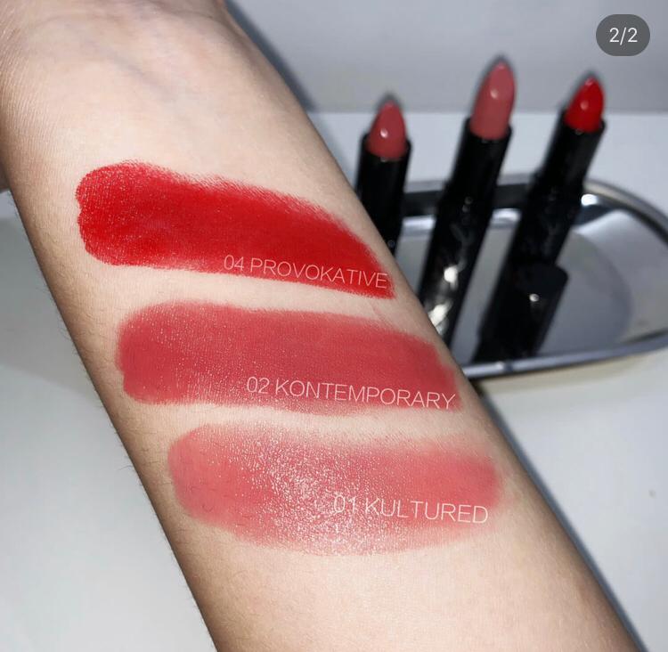 loreal paris X karl 联名唇膏色号