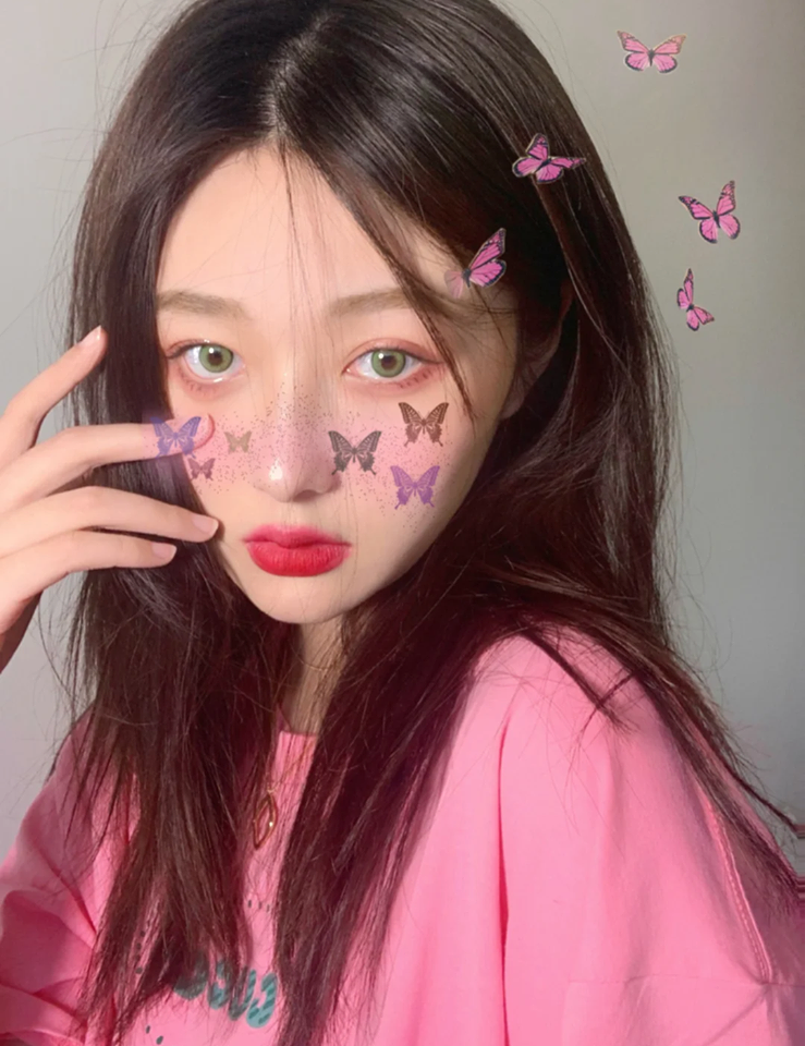 除了以上的小怪兽贴图效果,Girls们不妨可以多在贴图搜索栏目搜一些不同的字眼,玩转P图创意!