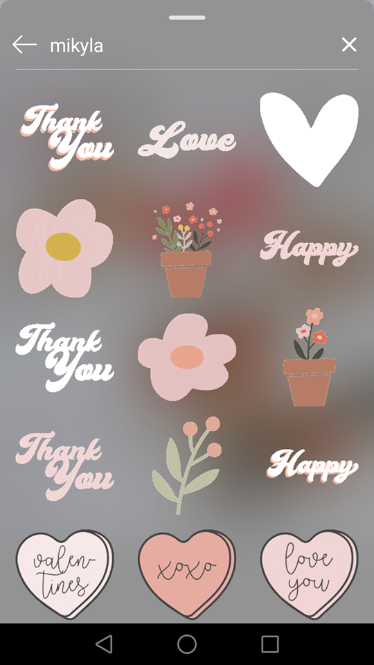 粉嫩艺术字体与小插画3: mikyla