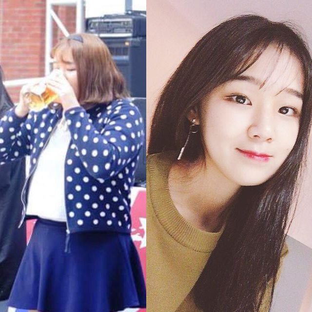 韩国女孩GyuRi(居丽)高中时期因为功课压力导致饮食习惯不佳,一路从正常体重飙升到近百公斤
