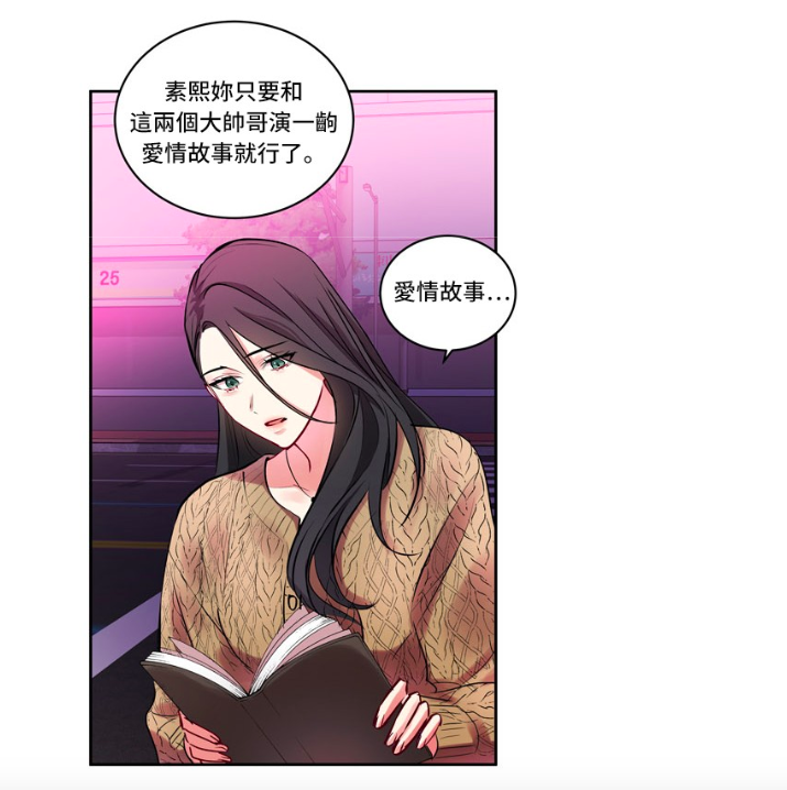 交易条件是，素熙必须在恶魔小说家A的安排下进入小说世界中，成为最新小说作品《他人的罗曼史》女主角，和故事中的帅哥男一号张俊秀，以及男二号柳浩俊上演爱情故事。