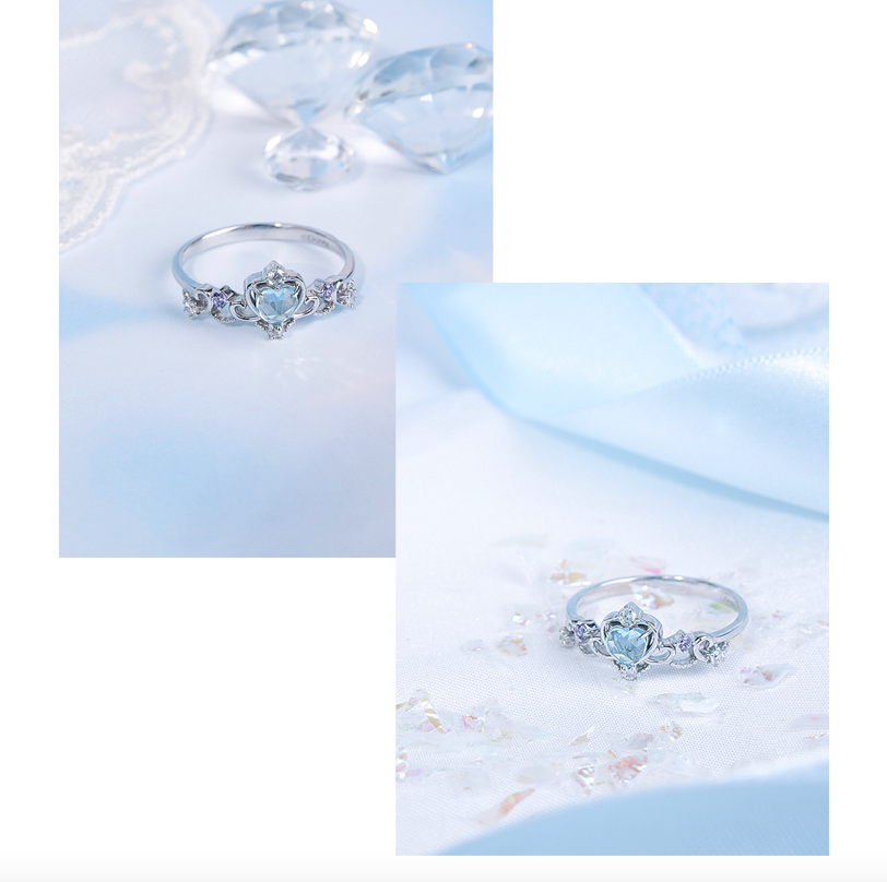 韩国 CLUE X Disney 公主梦幻戒指