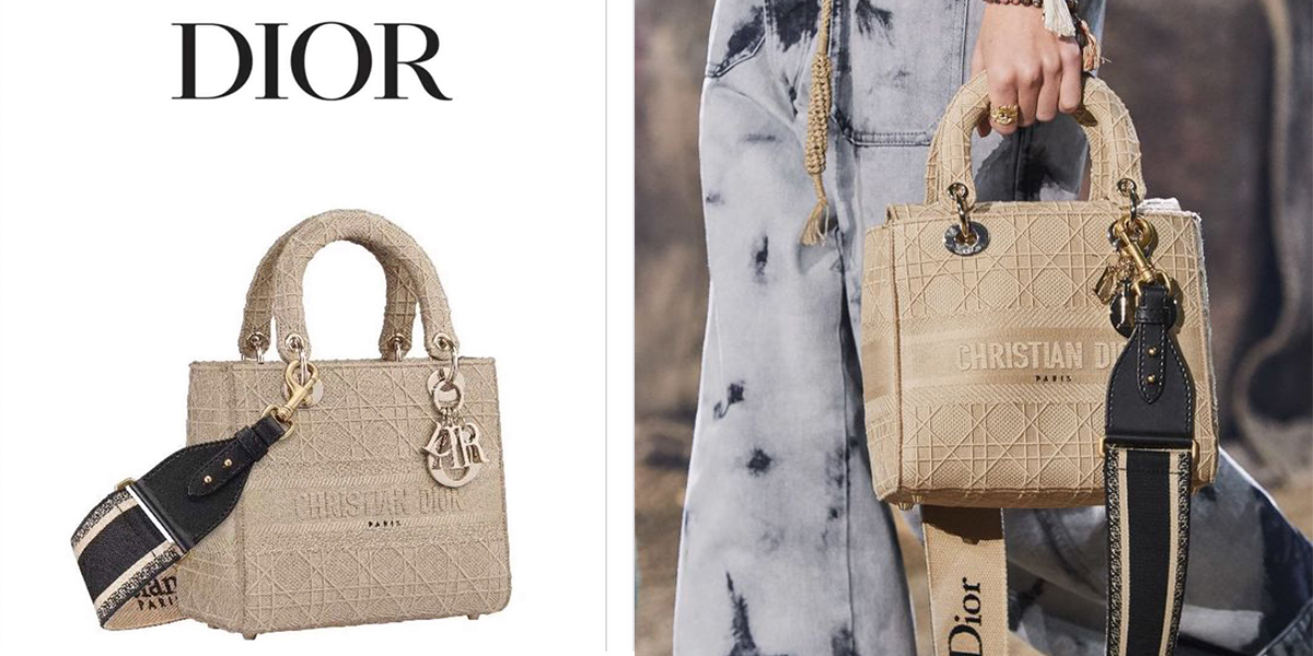 lady dior 奶茶色 拼图