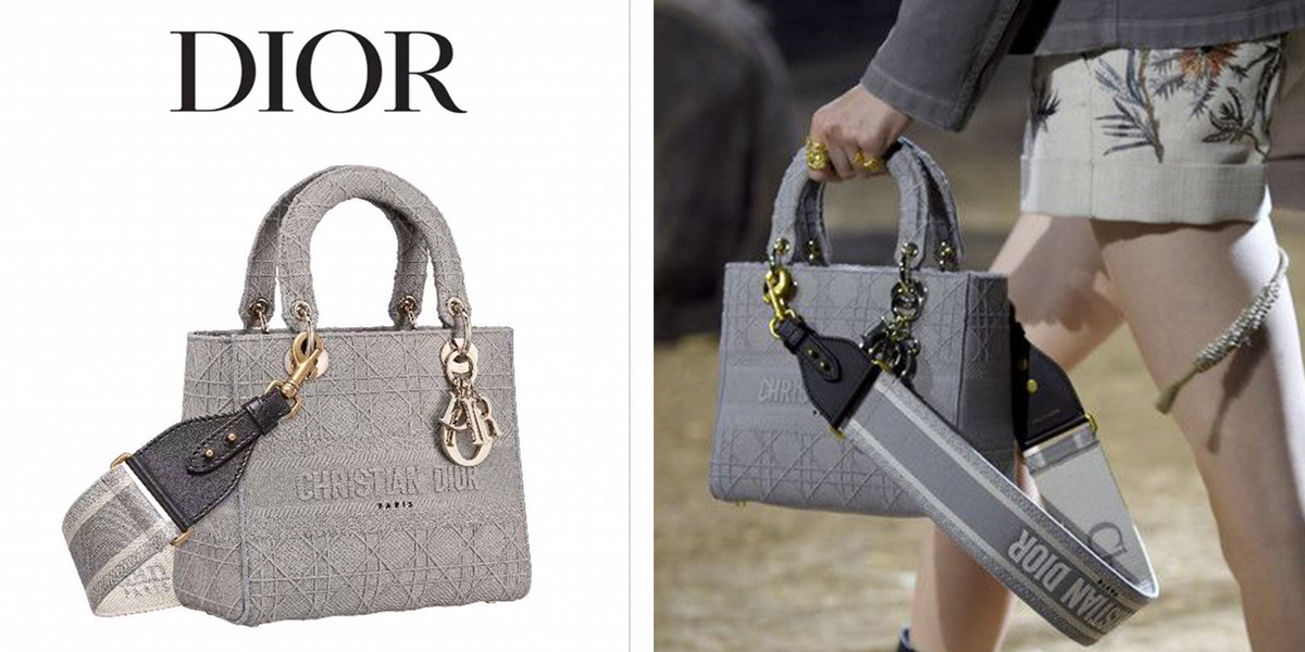 lady dior 石灰色拼图