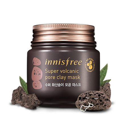 Innisfree Super Volcanic Pore Clay Mask 若说到小资女的泥面膜爱牌,Innisfree家的火山泥面膜绝对是榜首!火山岩泥颗粒强效吸走脏污油脂,解决毛孔问题并洁净皮肤,同时还有毛孔收缩功效呢~
