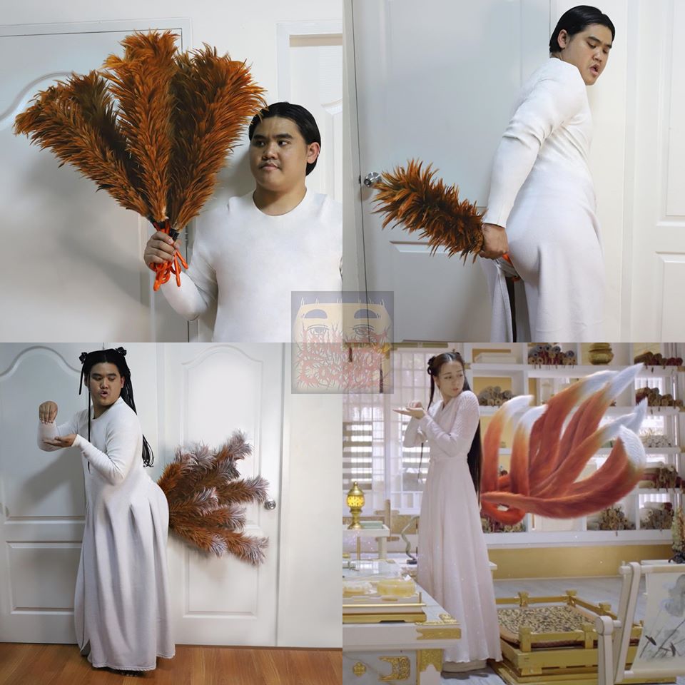 你以为@Lowcostcosplay的功力仅限于此吗?? 陆剧《三生三世》系列的九尾狐白凤九、内地动画电影《哪吒》他也没有放过!