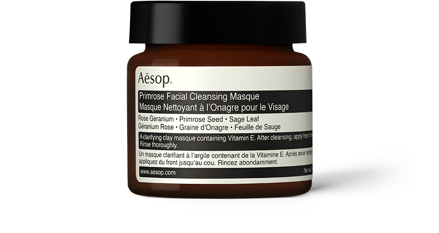 Aesop Primrose Facial Cleansing Masque 蕴含了清新植物油的这款「樱草洁净面膜」,可以有效清除皮肤的污垢杂质,深层洁净的同时也能带来清爽的感觉~