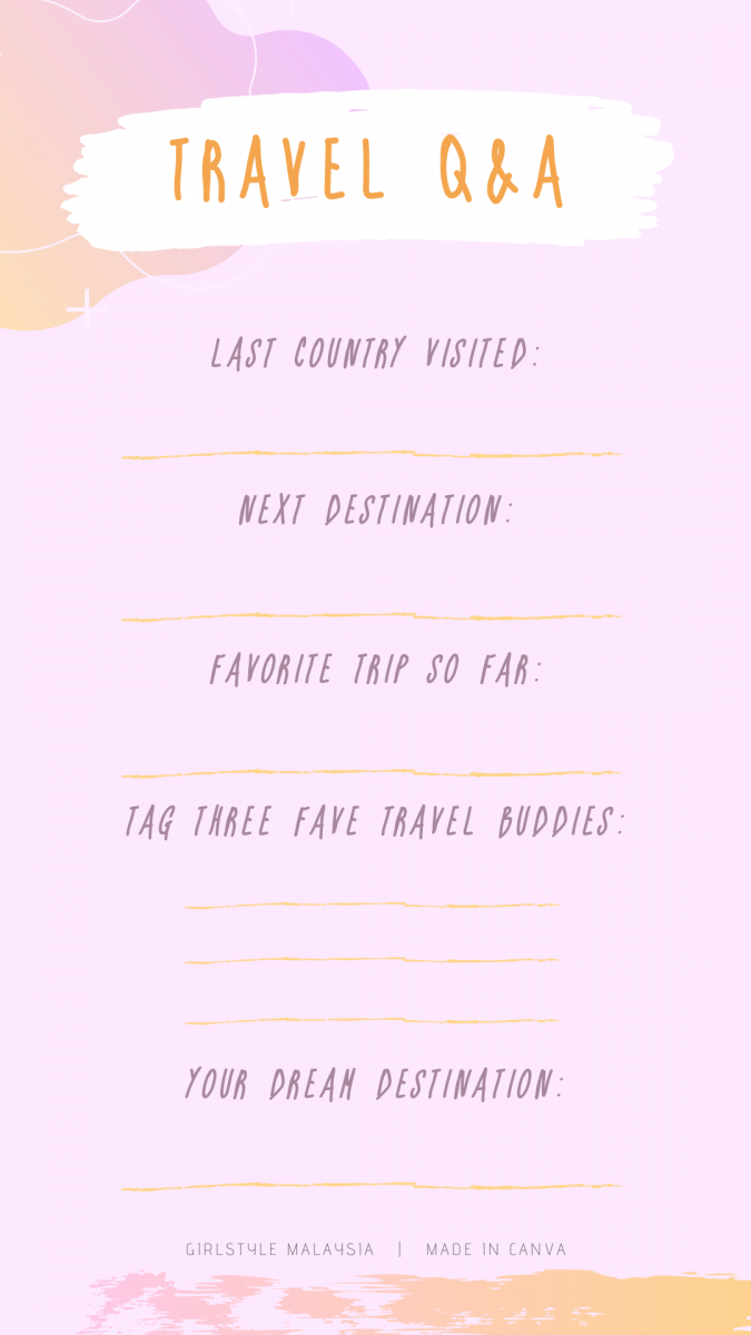 疫情过去后，有没有人和C编一样超想来场说走就走的旅行？爱旅游的你不妨来玩玩看以下这款Travel Q&A吧～