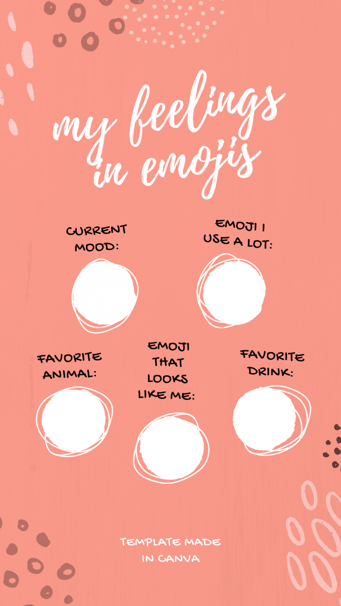 之前给Girls们分享过不少好用的Insta Stories GIF～下面这个「My Feelings」模板恰恰可以用GIF贴图玩哟：
