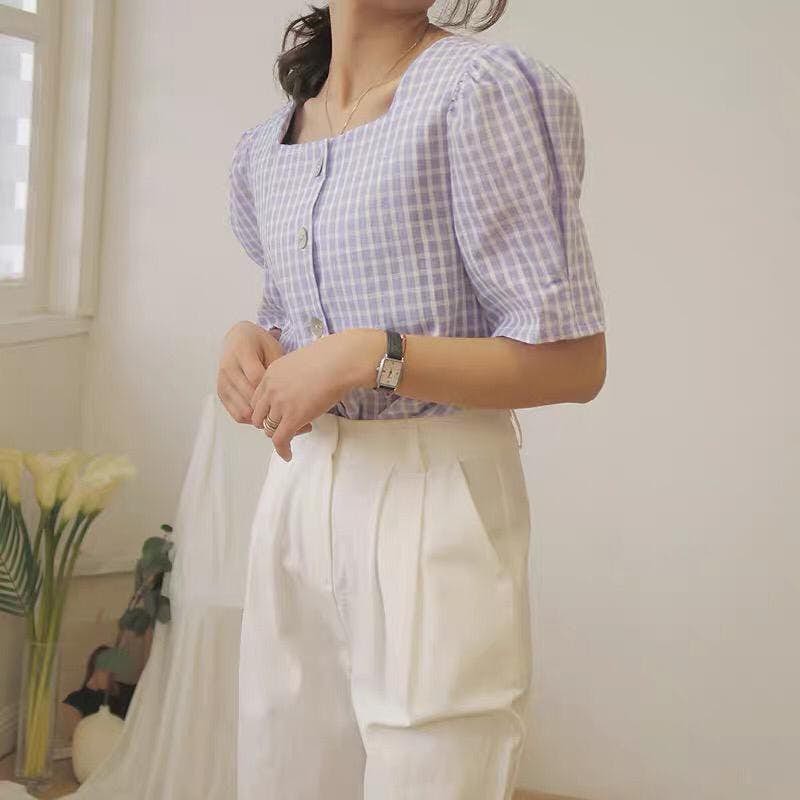 ✨紫色 X 白色 / 米杏色 温柔的紫色系和素净的白色、米杏色也是绝配!整体色泽搭配特别柔和。