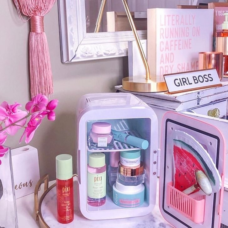 美妆冰箱推荐:MAKEUP FRIDGE 「糖果色」美妆冰箱