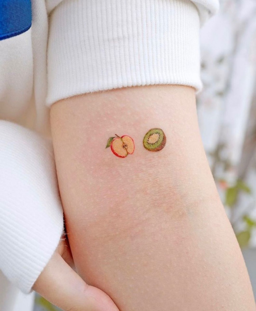 ✨韩系彩色刺青 · 精致小物系列 手绘风格的各种精致小物、小情侣图腾，精致非常！