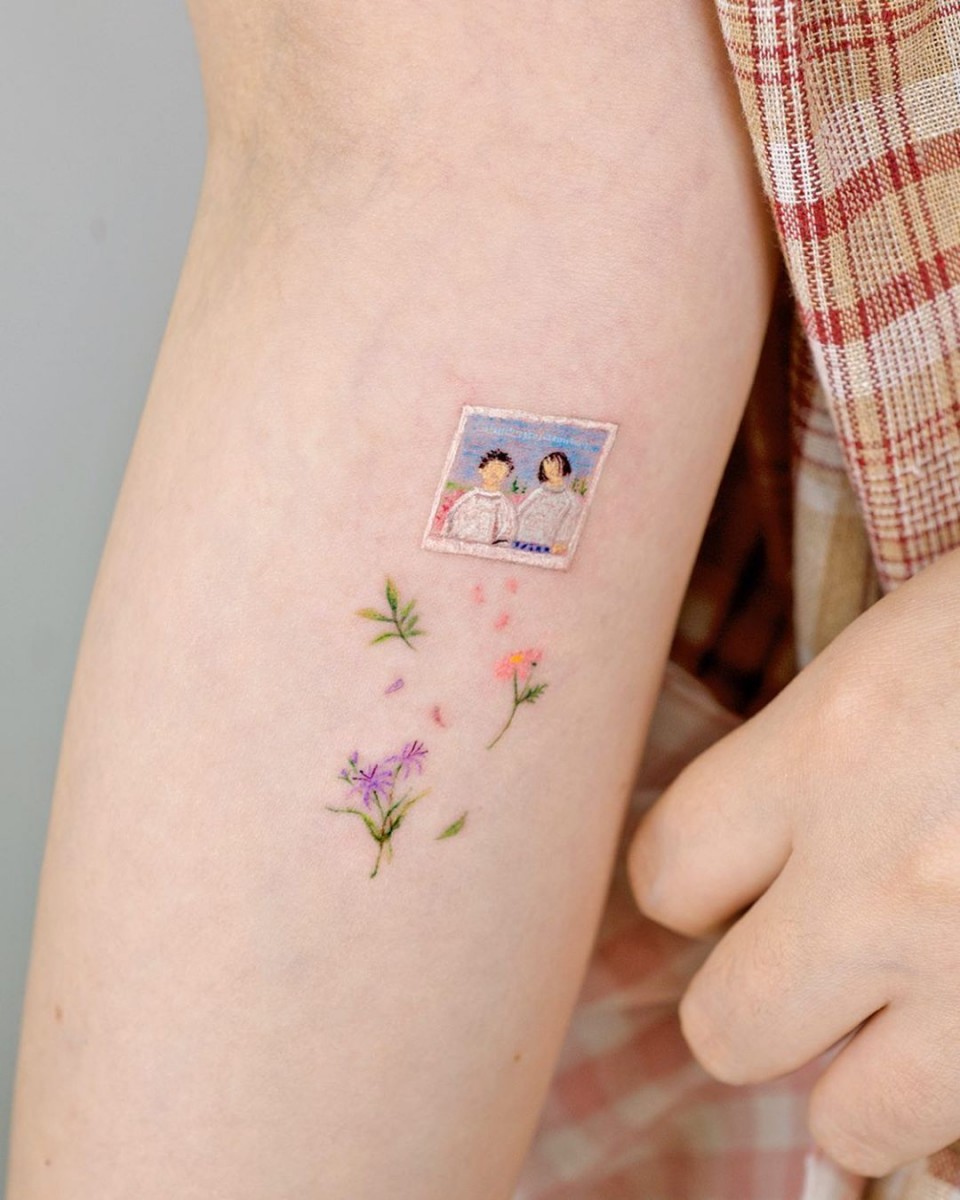 ✨韩系彩色刺青 · 精致小物系列 手绘风格的各种精致小物、小情侣图腾，精致非常！