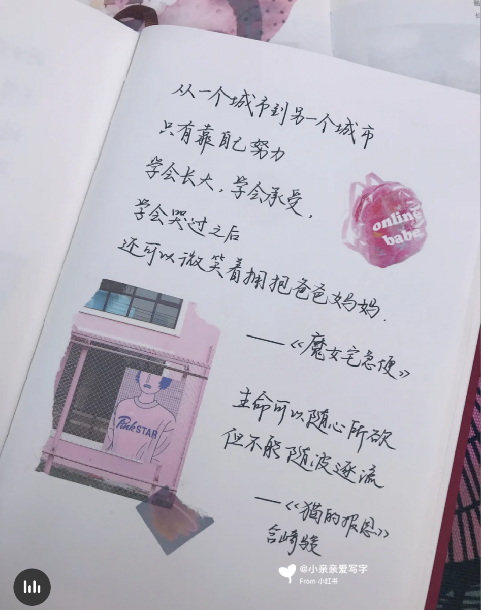 ✨排版书写的方法可以依据自己的想法和创意去做，并不一定要以「日记」、「周记」形式为主；可以依据喜好写下不同的内容。下面来分享一些好看的范例参考～ 语录摘抄