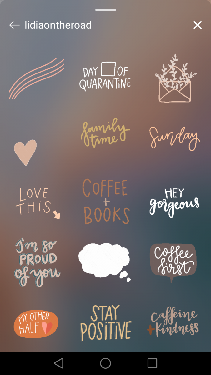 Instagram Stories限时动态GIF关键字:lidiaontheroad