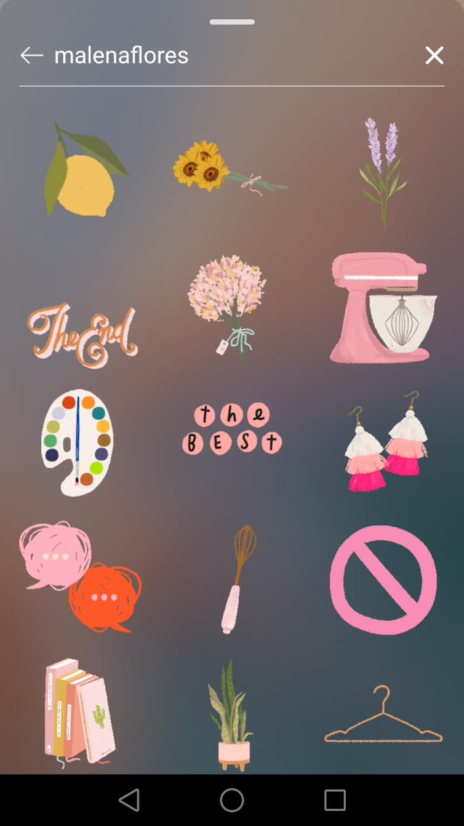 Instagram Stories限时动态GIF关键字:malenaflores