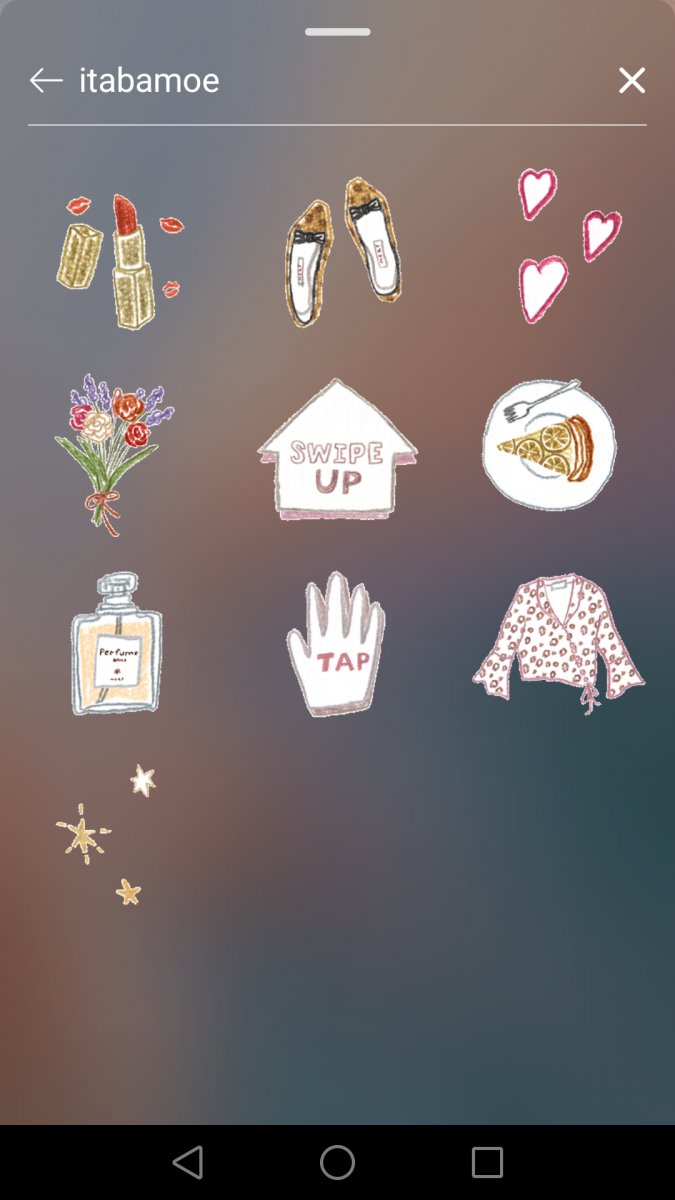 Instagram Stories限时动态GIF关键字:itabamoe