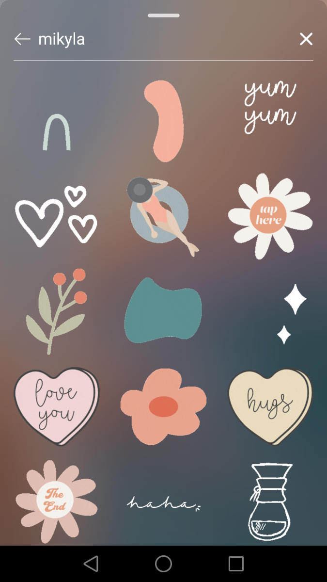 Instagram Stories限时动态GIF关键字:mikyla