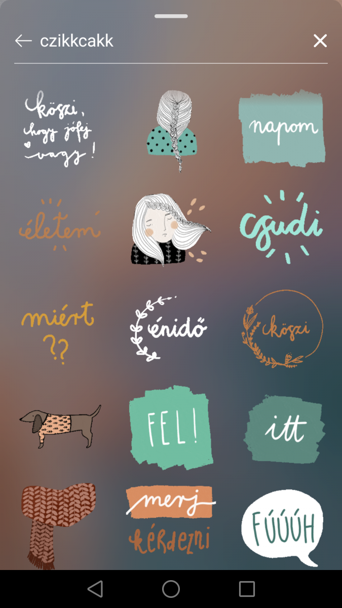 Instagram Stories限时动态GIF关键字:czikkcakk