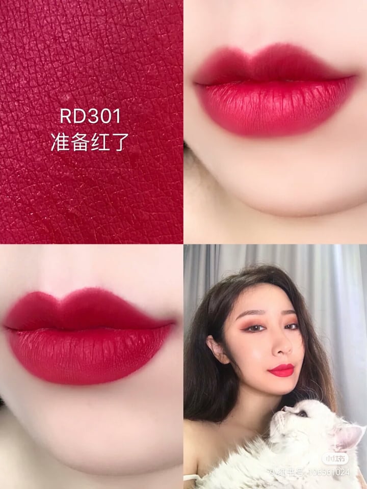 ETUDE HOUSE 雾面唇釉 Matte Chic Lip Laquer #RD301 Etude House家这系列的Red Velvet同款雾面唇釉CP值极高,尤其不挑肤色「C位元气红」备受美妆博主大推~