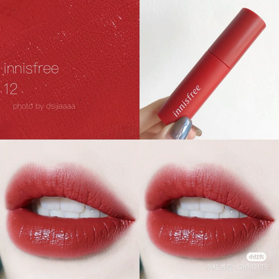 完全不必担心拔干的一款丝绒唇釉,质地超级顺滑舒服!#12 珊瑚玫瑰根本韩妞色吖~这个完全是C编的all time favourite ❤️