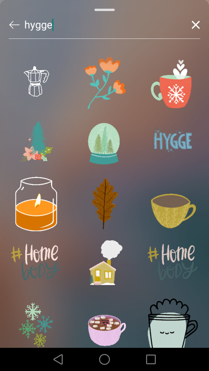 Instagram Stories限时动态GIF关键字:hygge