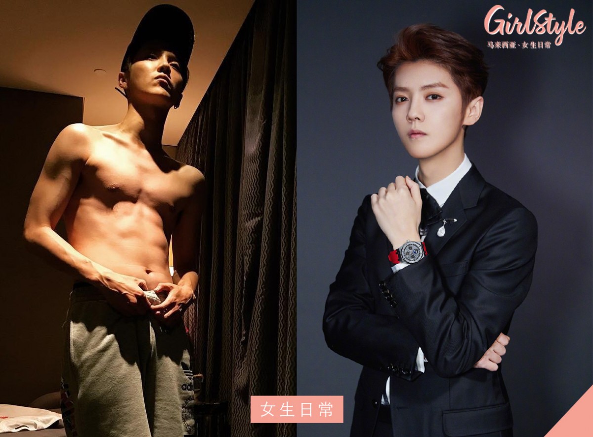 「穿衣显瘦、脱衣有肉」肌肉男神 鹿晗