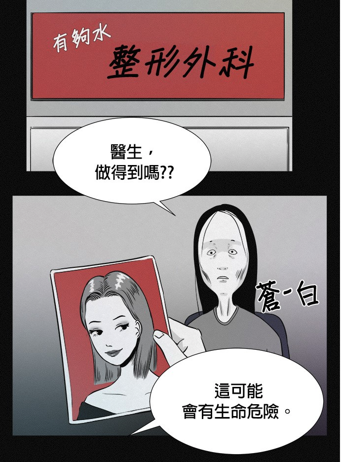 剧情用倒叙述的方式,讲述了延宝菈的妈妈因为丈夫外遇被抛弃,生下女儿宝菈后便疯狂迷上整形,迫切想通过改头换面找寻新人生。但宝菈自出生起样貌像极了整形前的妈妈,自幼便被迷恋「美」的神经质妈妈嫌弃外貌,甚至小六就被带着到处咨询医院要求整形!