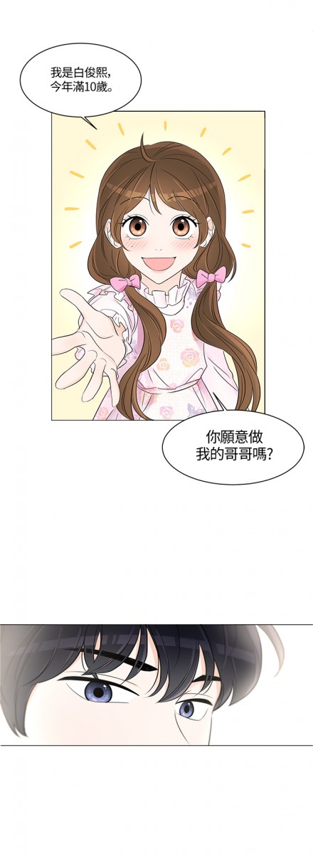 女主角白俊熙10岁那年告白了大哥哥姜理竣,却被后者调侃是「小朋友」戏弄一番。