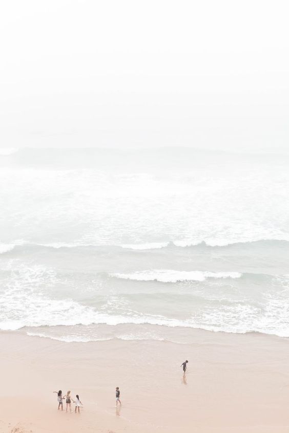 治愈系:【韩风Wallpaper · 天空、大海桌布】想念大海和海浪